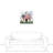 " White Rustic Patriotic Barn I "