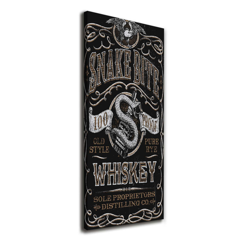 Whiskey - Wrapped Canvas Print