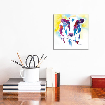 Cow Holstein Farm by Jo Lynch - Wrapped Canvas Gallery-Wrapped Canvas Giclée