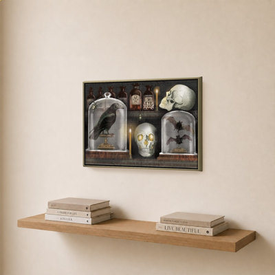 Apothecary Noir V Candles by Sue Schlabach - Graphic Art on Canvas