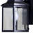 Lidya Black 1 - Bulb Outdoor Semi Flush Mount