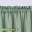 Rideaux de cuisine gaufrés Sage Green