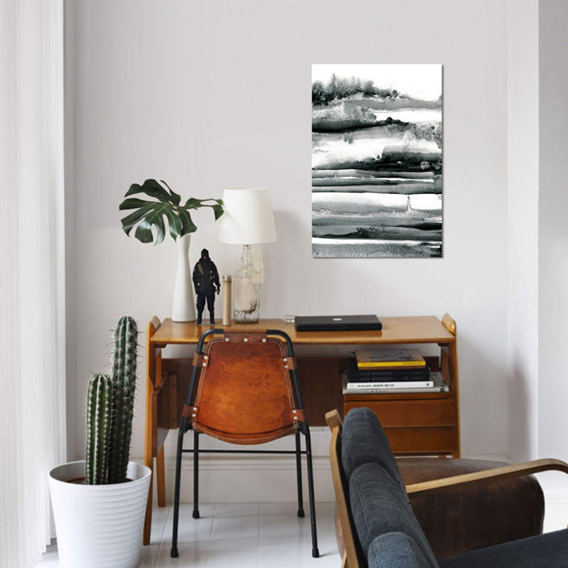 « spring field abstract » par lesia binkin, impression sur toile tendue, H 18 po x l 12 po x P 1,5 po, Pas de tapis