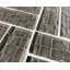 Metro Cubes 1 in. x 12 in. Textured Glass Straight Edge Trim Decorative Kitchen & Bathroom Wall Tile-36935946