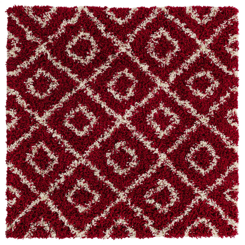 Assata Geometric Indoor Rug, Square 4'