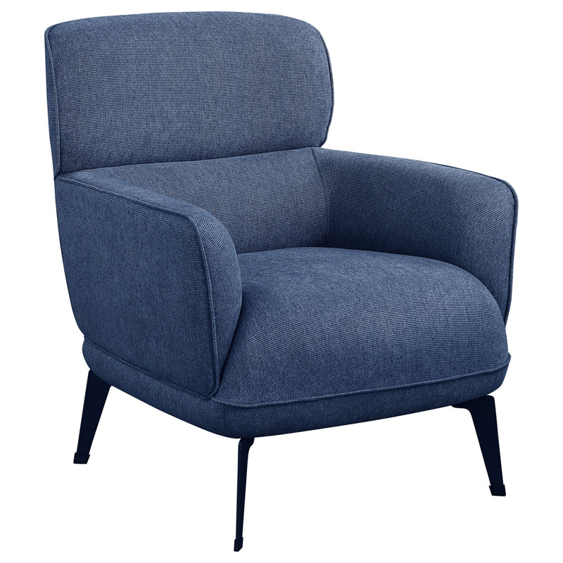Joshual CAL117 Compliant 30.50'' Wide Armchair, Blue Chenille