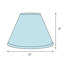 7'' H x 9'' W Silk Empire Lamp Shade-1748075566