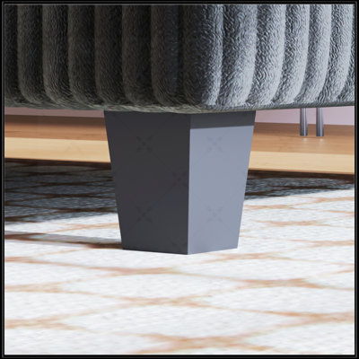 Canapé modulaire en L Corduroy avec méridienne réversible, rangement caché et deux coussins pour les salons modernes