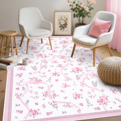 Tapis décoratif lavable