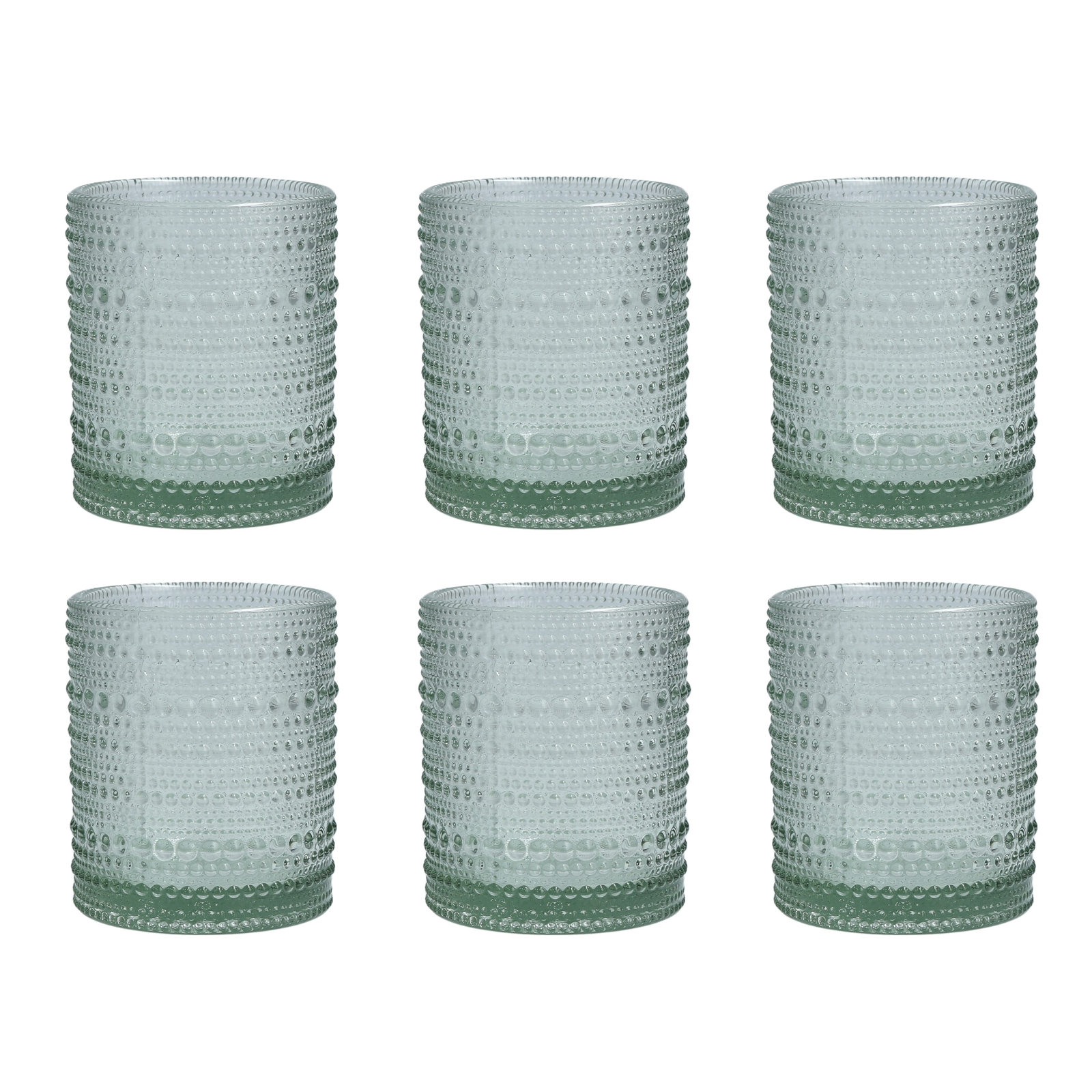 Jupiter Drinking Glass, Sage, 10 oz.