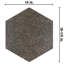 Palazzo Hex 14" x 16" Porcelain Stone Look Singular Floor and Wall Tile-70796750