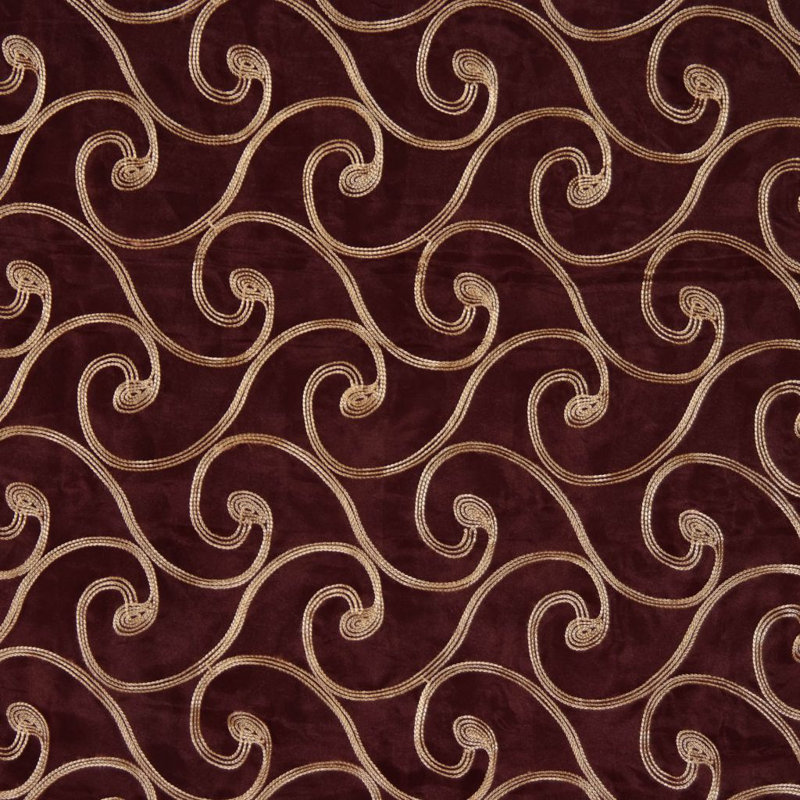 Tissu Tuba, Merlot / or