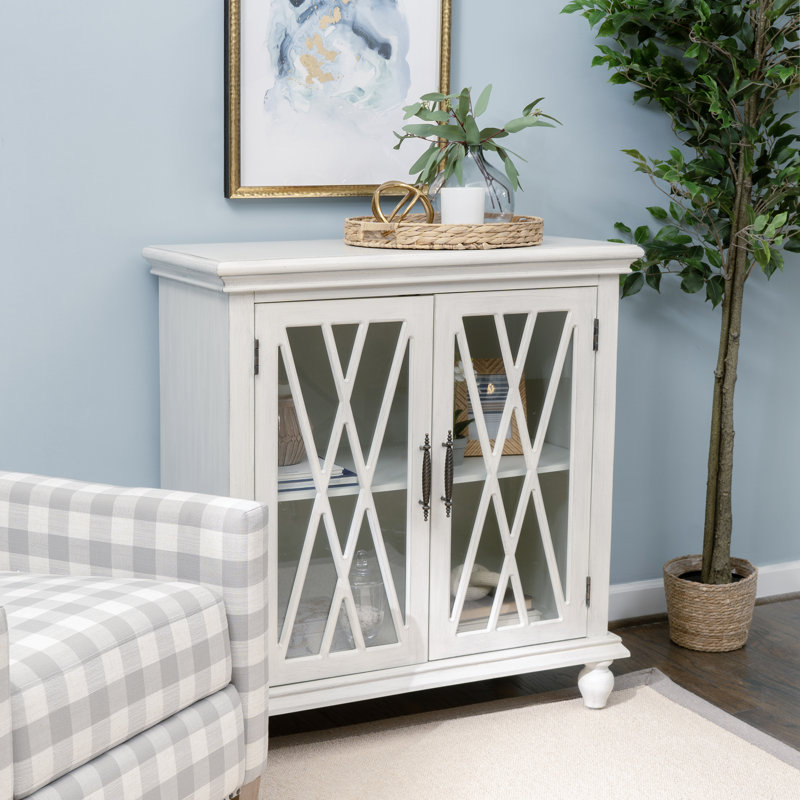 Elliann  2 Door Cabinet, Off White