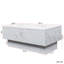 Table basse extensible avec plateau coulissant et rangement caché pour le salon