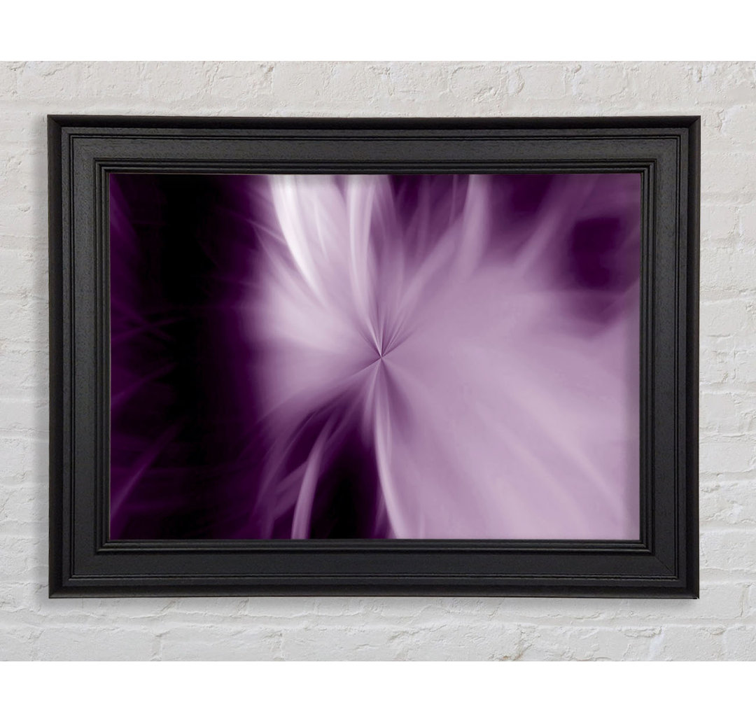 Gerahmtes Wandbild Celestial Core Purple