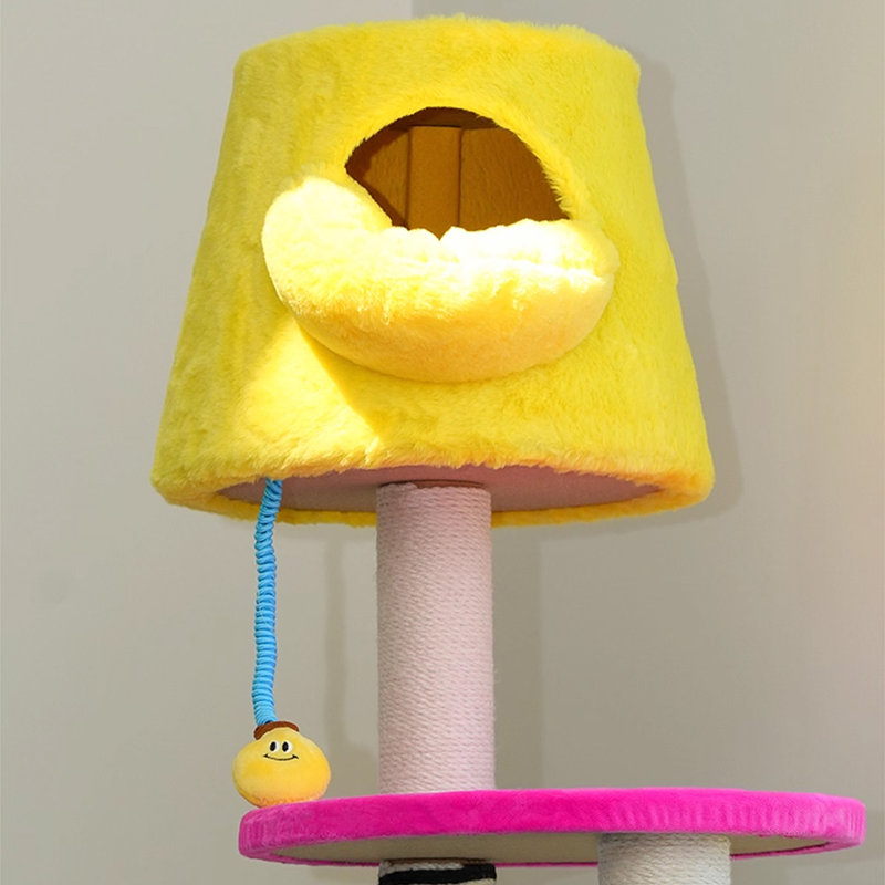 4 Tiers Cat Tree with Condons,Perch,Scratching Posts