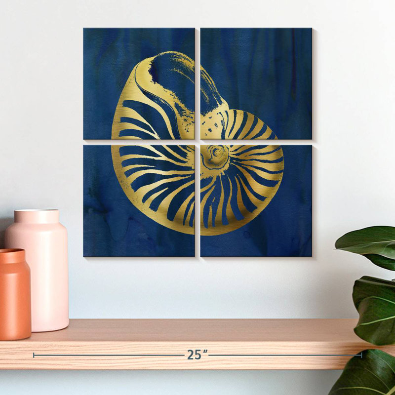 Aletra Indigo Sea Treasure IV, H 18 po x l 18 po