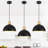 Luminaire suspendu simple 3 lumières Stelmach-539755070