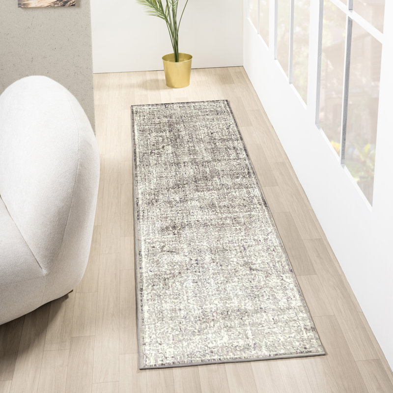 Vintage Distressed Area Rug, 2x7