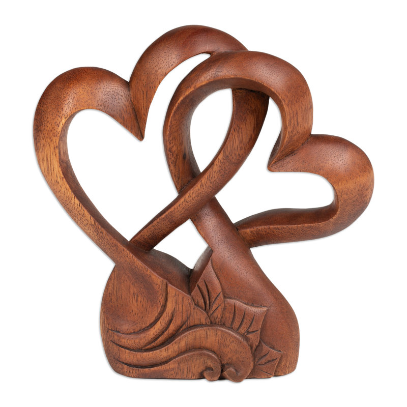Sculpture en bois faite à la main Alcott Hill®