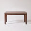 Banc rembourré robuste