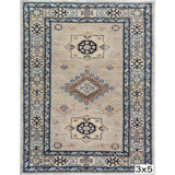 Transitional One-of-a-Kind Rectangle 3'3" X 4'7" Hand Knotted Area Rug