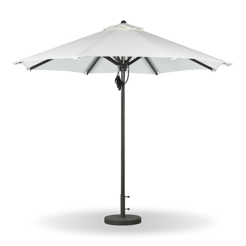 Baska 118 in. W Round Market Umbrella, 102.25" H x 118" W x 118" D
