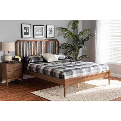 Solid Wood Platform Bed -  Alcott Hill®, 6E799758106B4EFBB72D82427174B9FC