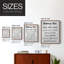 «Simple Bathroom Rules», reproduction encadrée - bois massif-914282537-914282539
