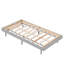 Lit simple moderne avec plateforme flottante