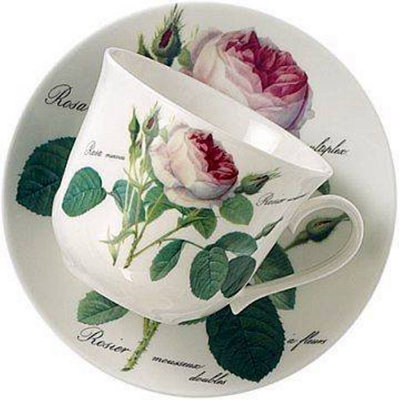 Bonnie Ceramic Teacup and Saucer