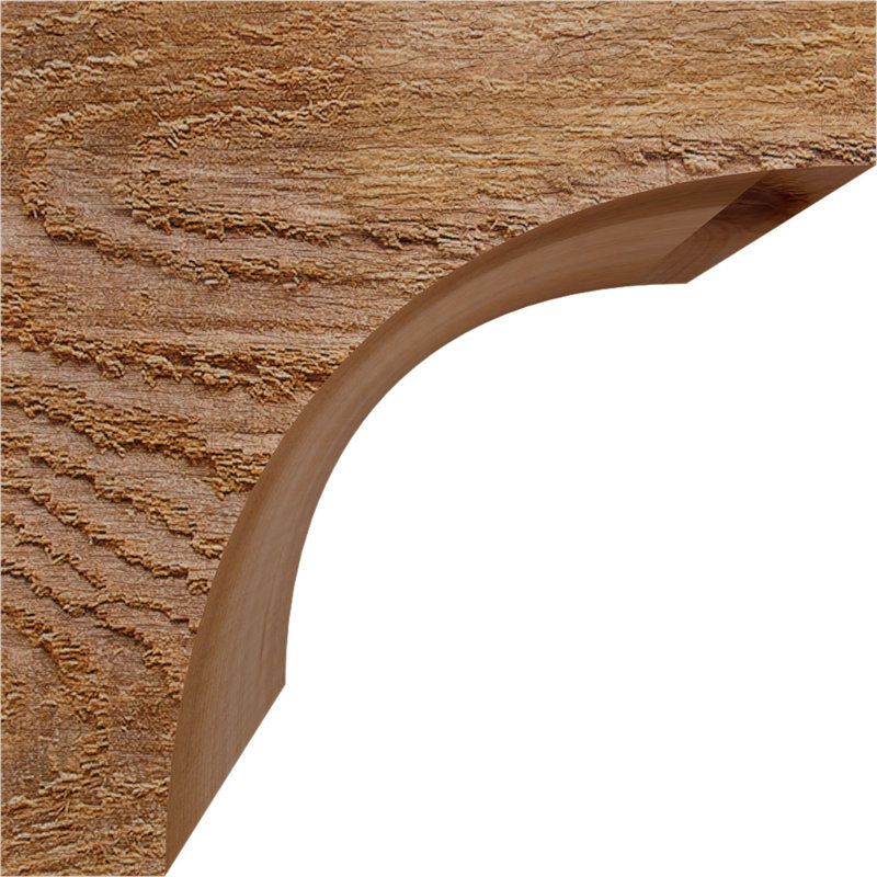 Huntington Corbel, H 6 po x l 4 po x P 6 po, Sciage brut, Cèdre rouge