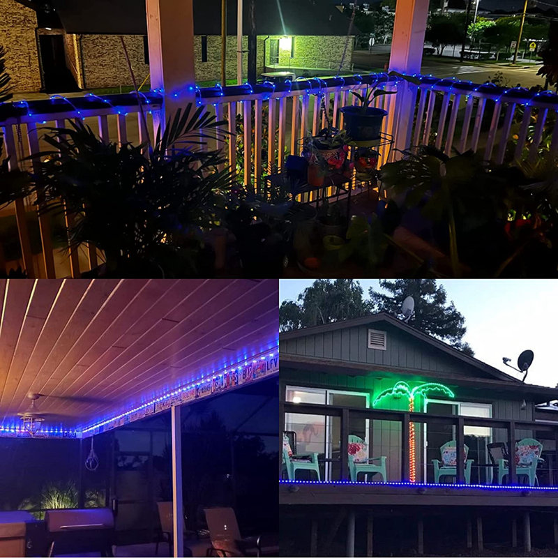 Corde solaire 100 lumières en PVC
