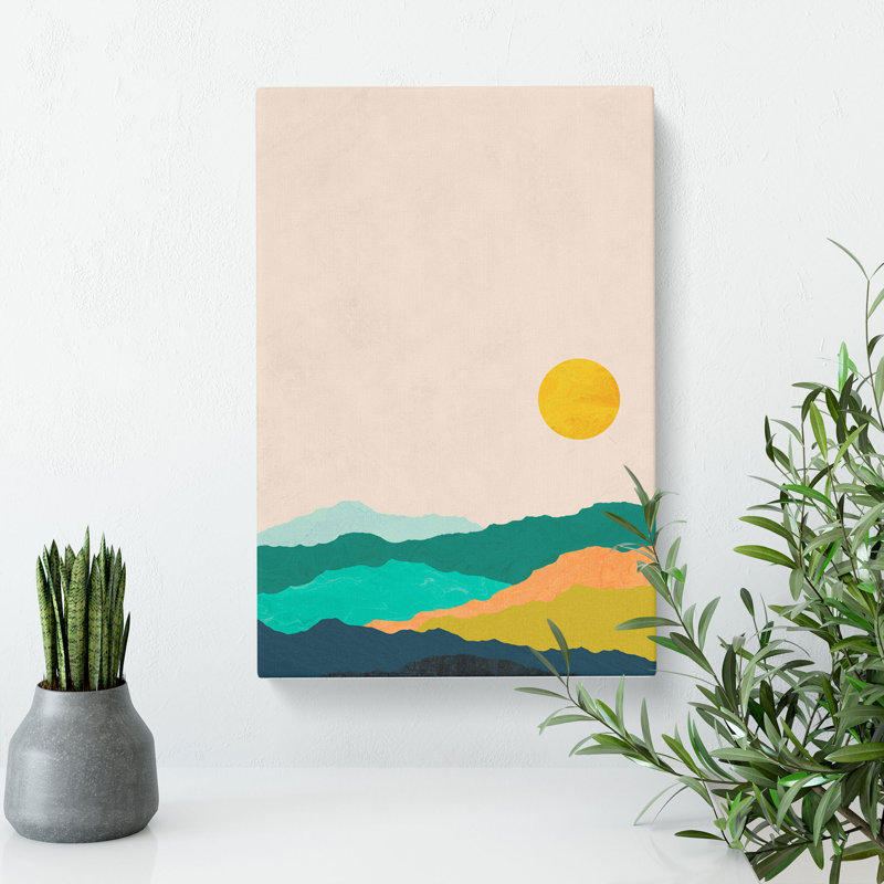 Nordic Minimalist Landscape No.3 - Wrapped Canvas, 91cm H x 60cm W x 3cm D