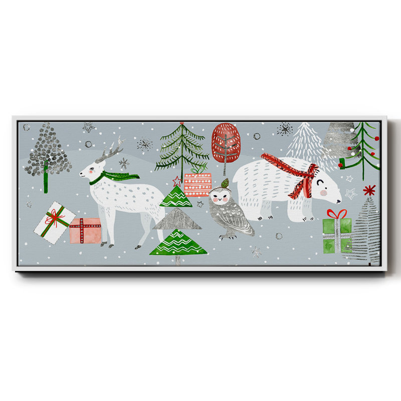 Collection Stars & Snowflakes - toile encadrée, H 20 po x l 50 po