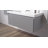 Lucella 48'' Wall-Mounted Bathroom Vanity with Single Acrylic Sink – Fluted Front, Soft-Close Drawers, Floating Design-1843546581