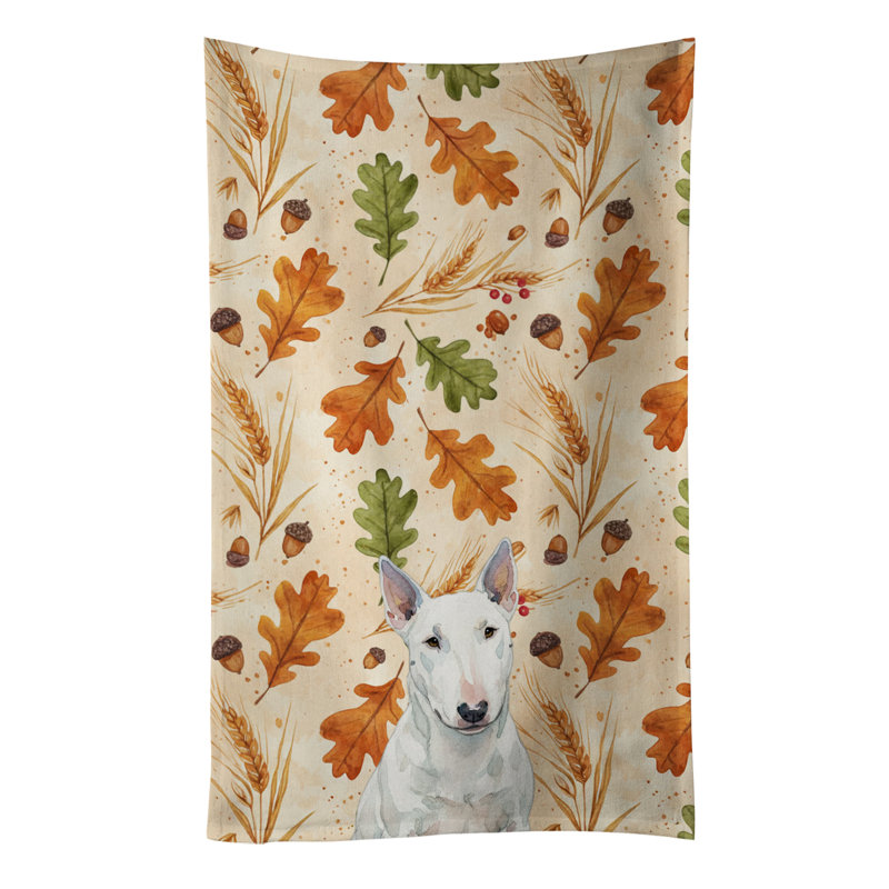 Serviette de cuisine tricolore Sheltie, White Miniature Bull Terrier