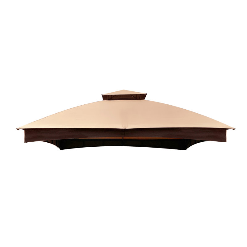 APEX GARDEN Replacement Canopy for 10 ft. x 12 ft. Gazebo Model #TPGAZ2303, Light Brown