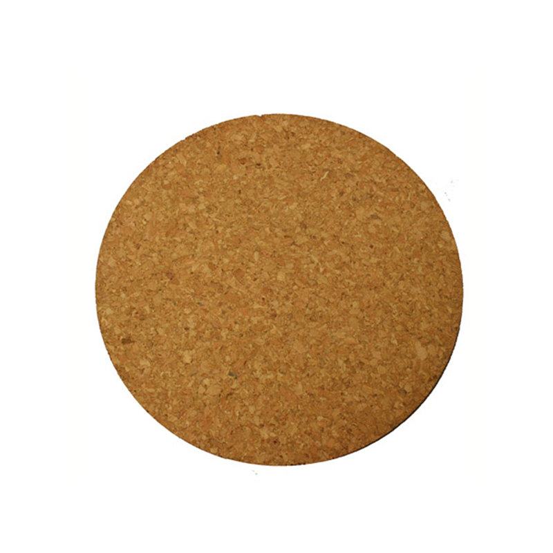 Cork Round 1 Piece Coaster, 0.3" H x 4" W x 4" D