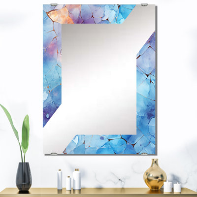 Grand miroir mural Masahito - Collages abstraits MIR136921