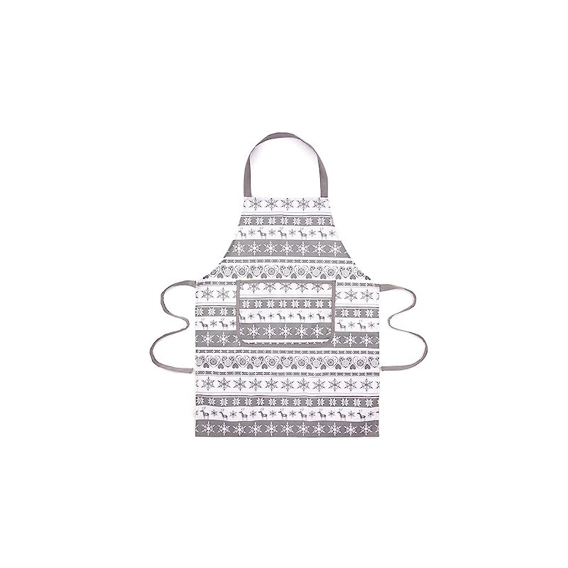Christmas Nordic Apron Sets, Grey 