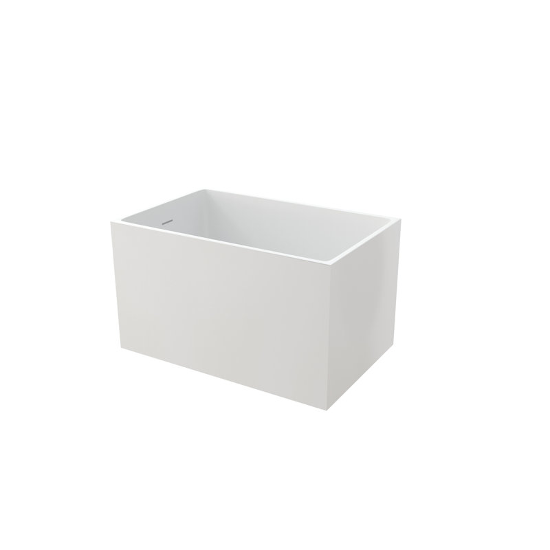 Baignoires autoportantes autoportantes en acrylique, forme rectangulaire (blanc)