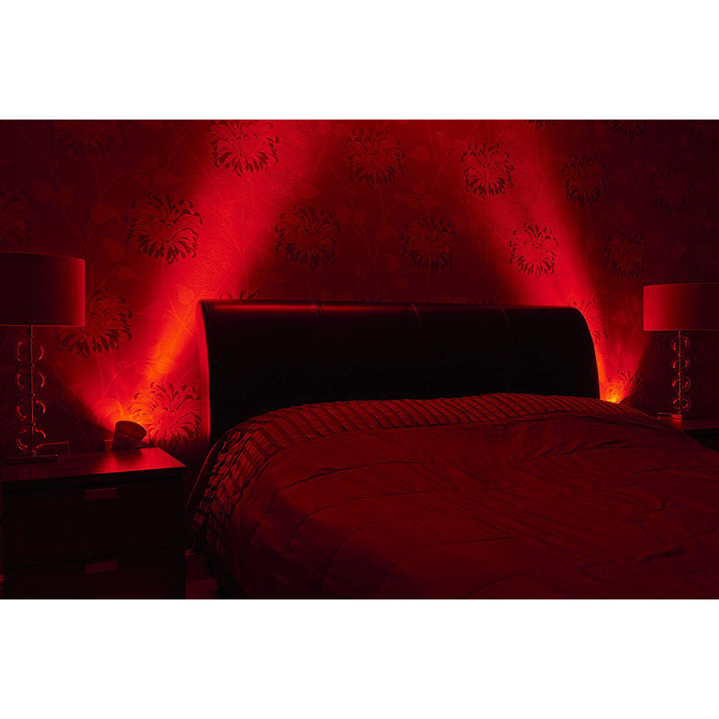 Redeker Plastic Plug-in Spotlight, Red