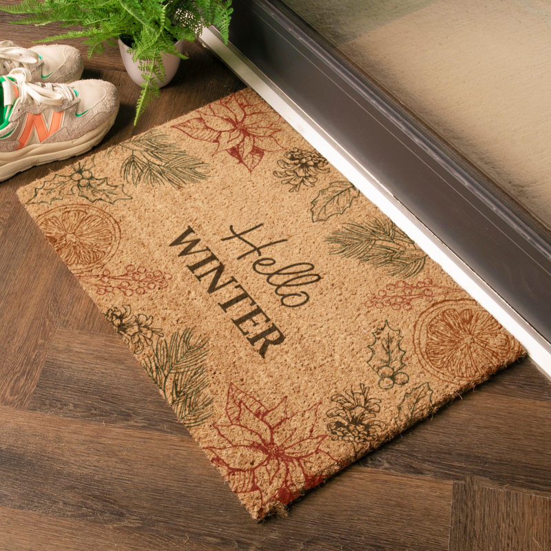 Non-Slip No Pattern Doormat, 40cm W X 60cm L