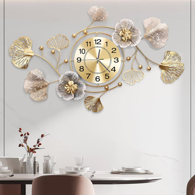 Large Wall Clock, 3D Silent Wall Clock