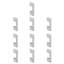 Eleese Thin Metal 3.5 cm Centre Bar Handle