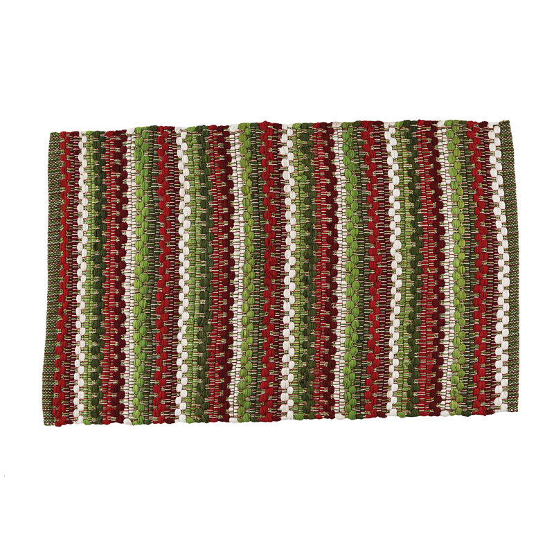 Rohon Cotton Striped Indoor Rug