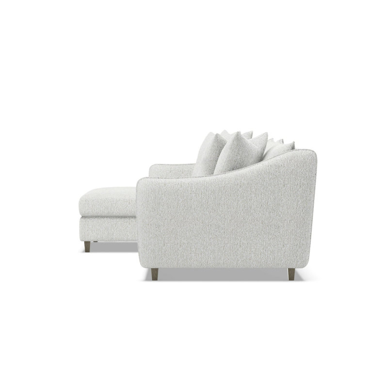 Joli 2 Pc Fabric Sectional, 1000-002