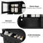 Armoire de cuisine avec tablettes réglables et support à micro-ondes, armoire de rangement autoportante pour cuisine ou salle à manger-1054696079