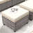 Mecayla 7-Person Wicker Patio Conversation Set with Cushions-1403709771